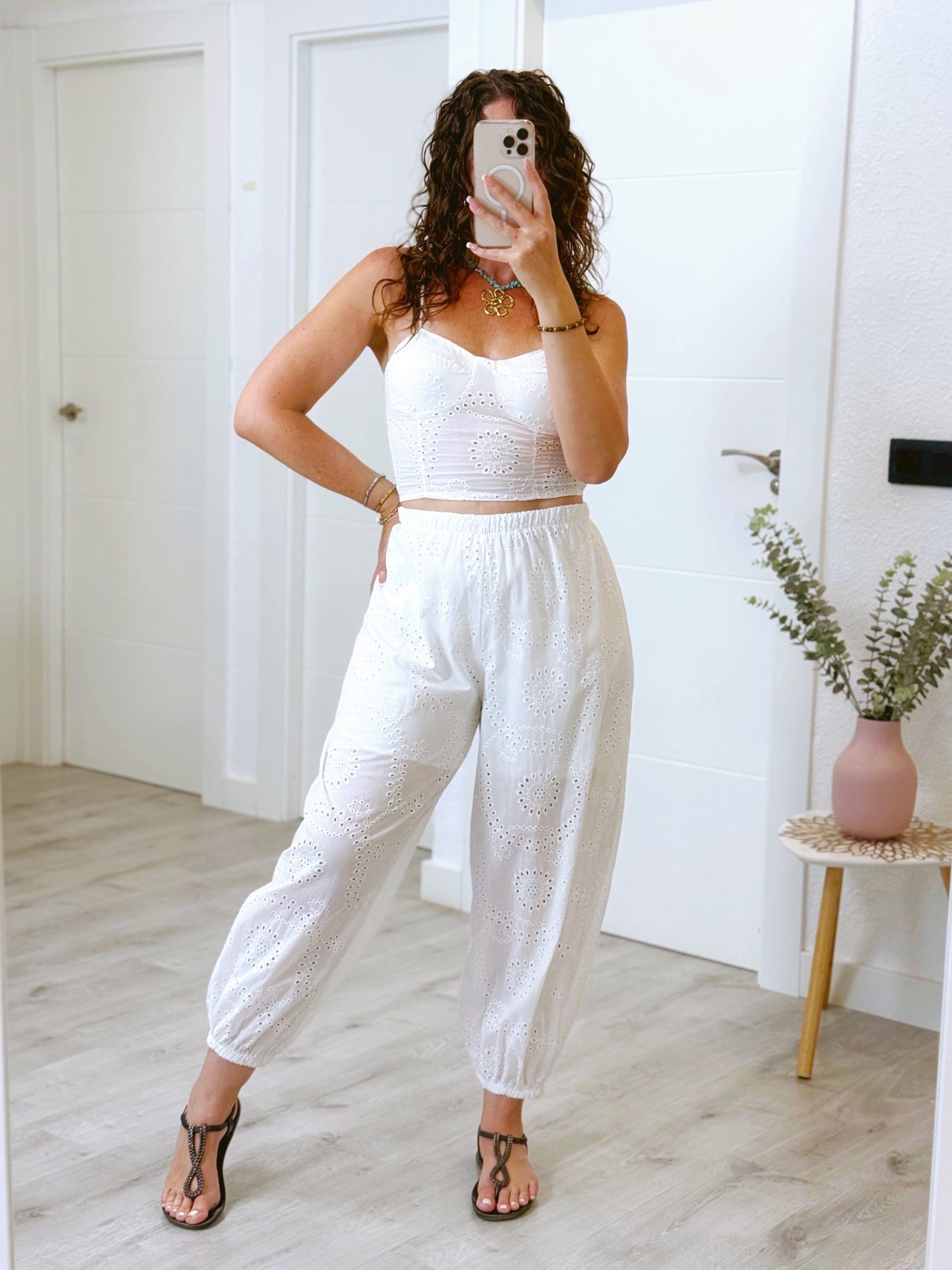CONJUNTO TROQUELADO BLANCO