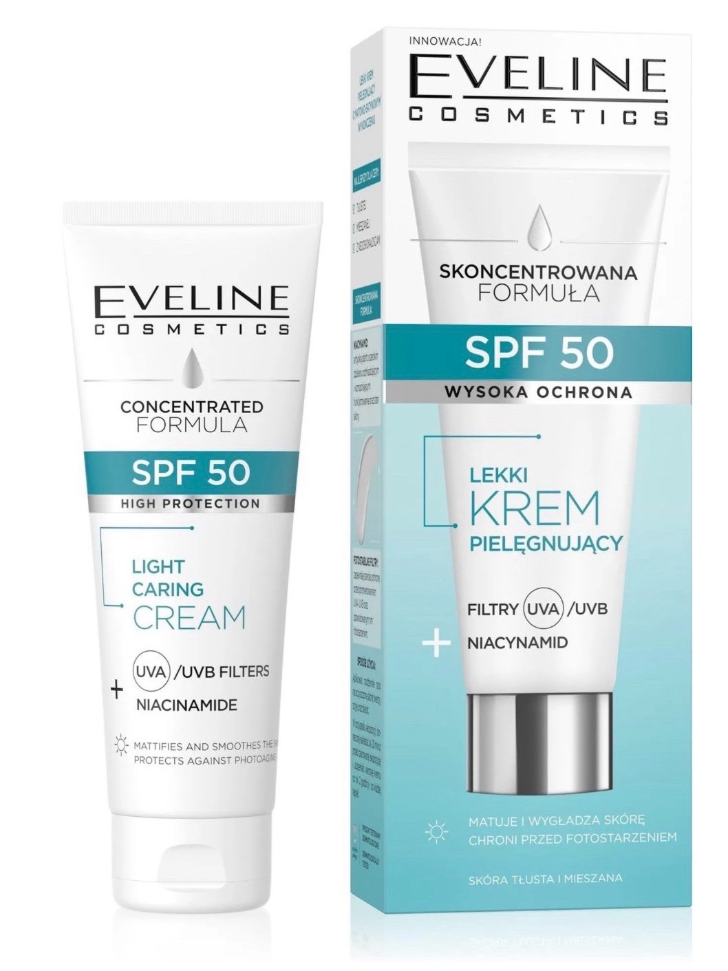 CREMA FACIAL LIGERA SPF50 FORMULA CONCENTRADA 30ml