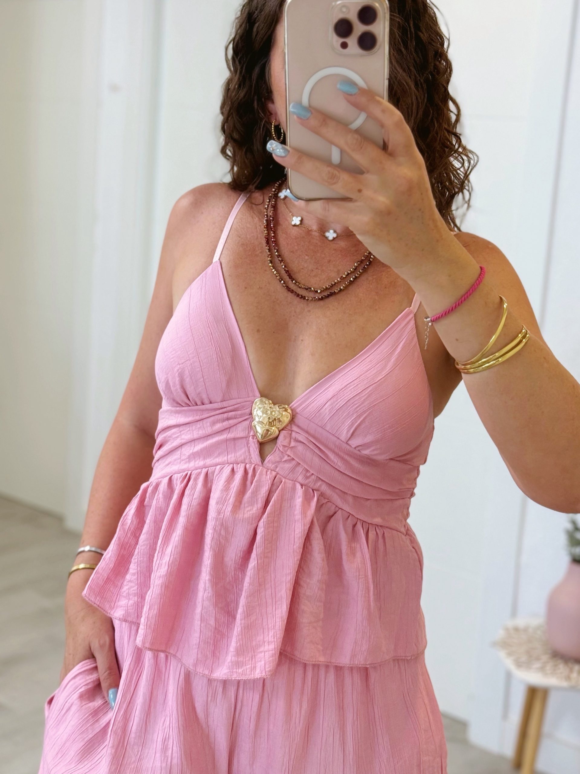 TOP CORAZÓN ROSA