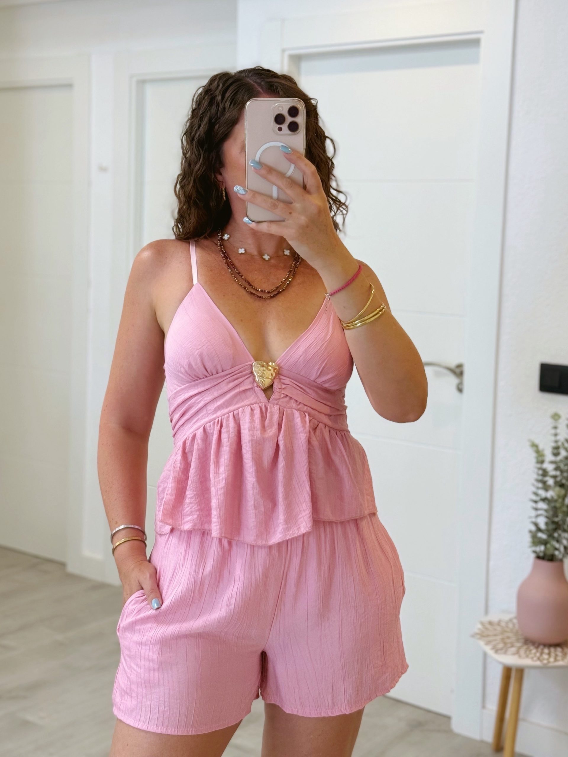 PANTALÓN CORTO ROSA