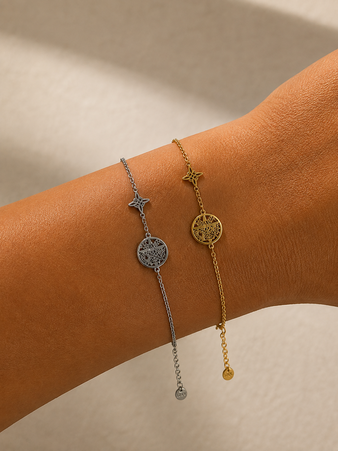 PULSERA DOBLE PROTECCIÓN - ACERO