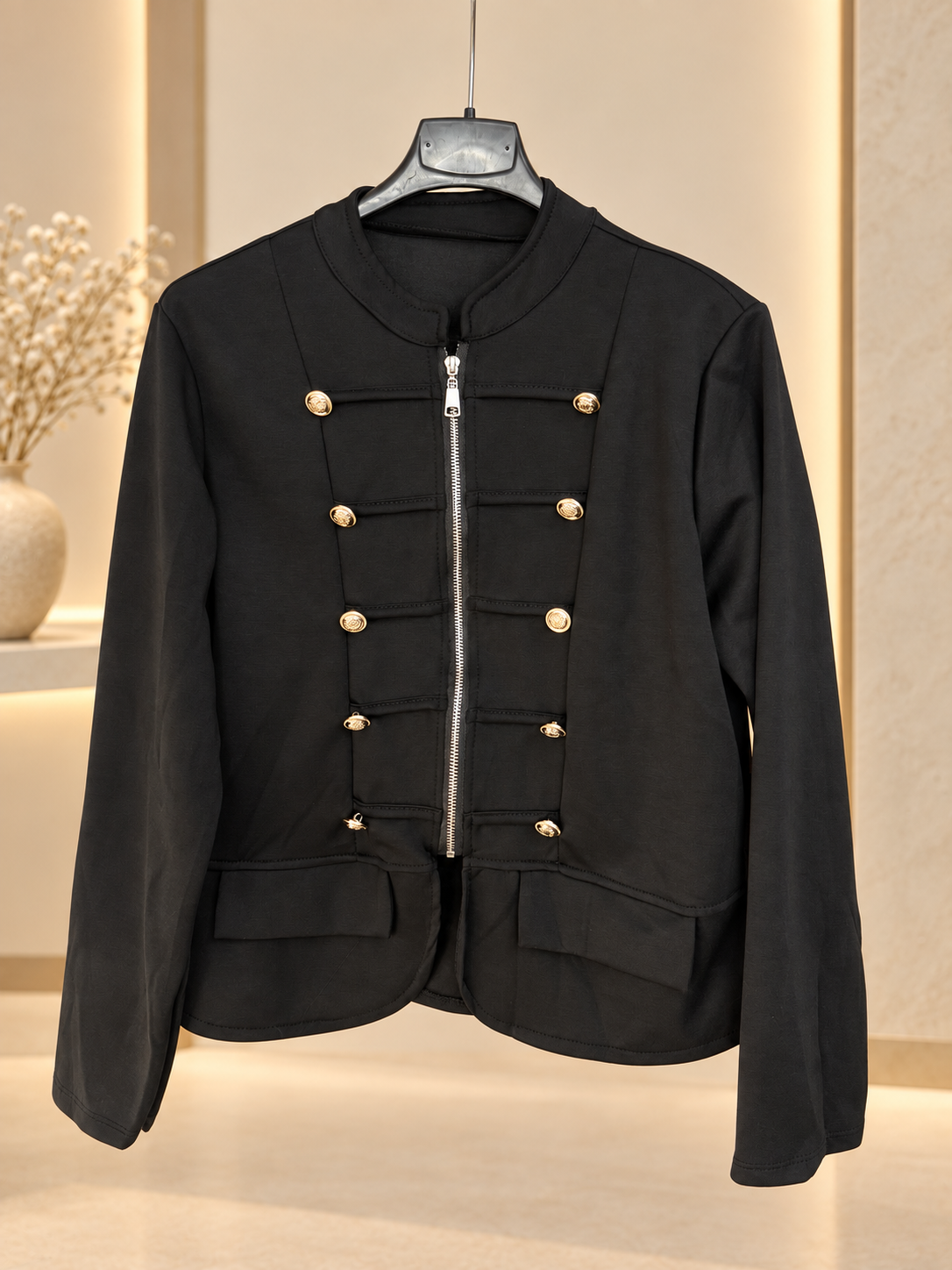 CHAQUETA NAPOLEÓN NEGRA