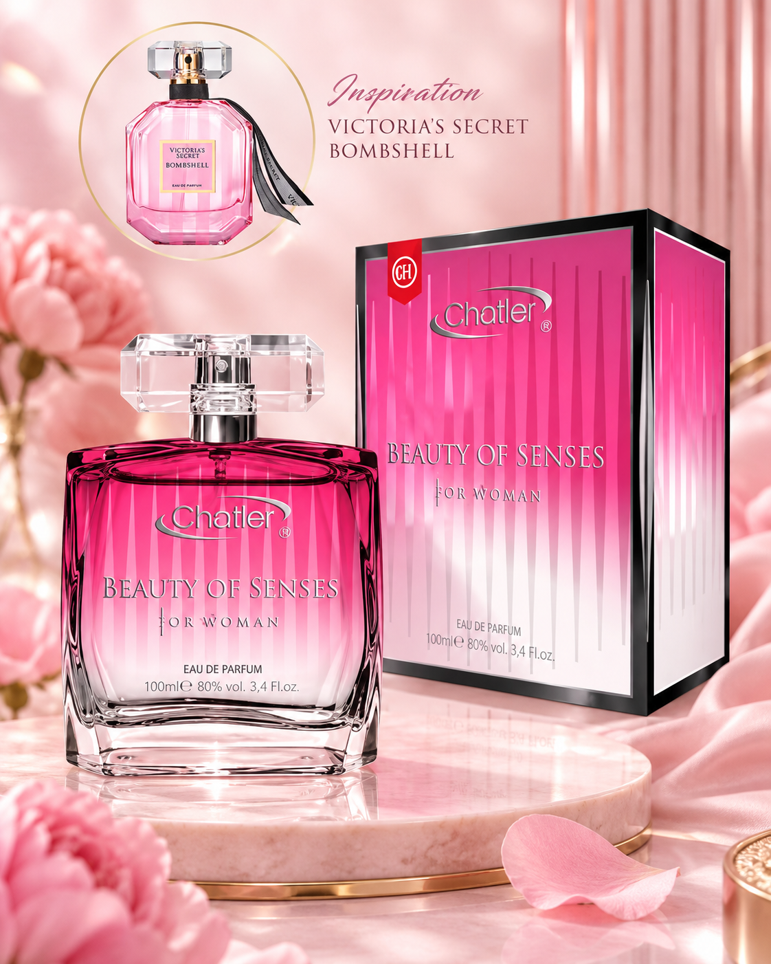 PERFUME BEAUTY OF SENSES (VICTORIA´S SECRET) 100ml - CHATLER