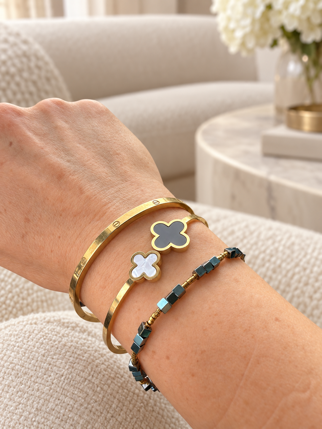 PULSERA VERDE - ACERO