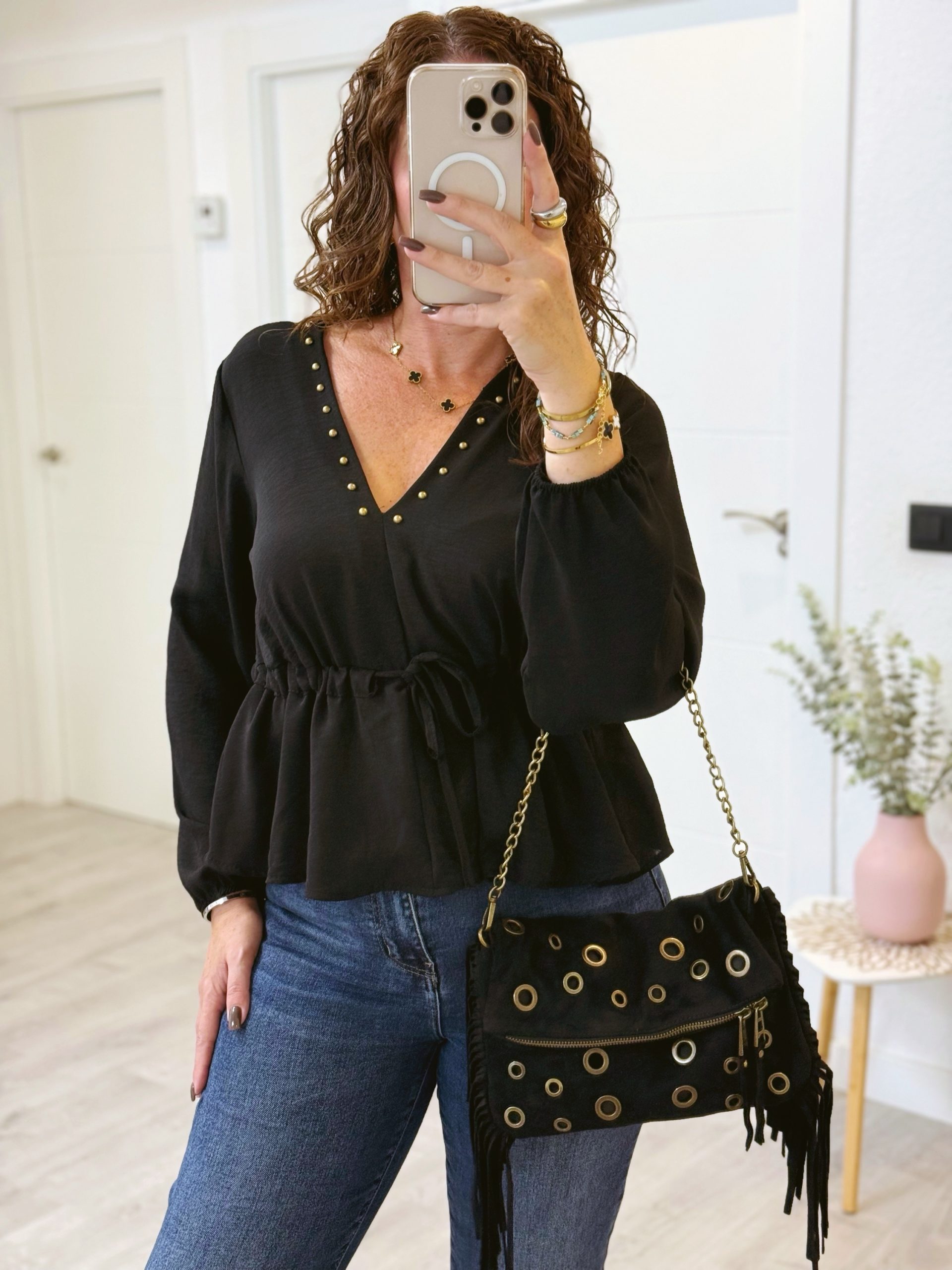 BLUSA AURORA NEGRA
