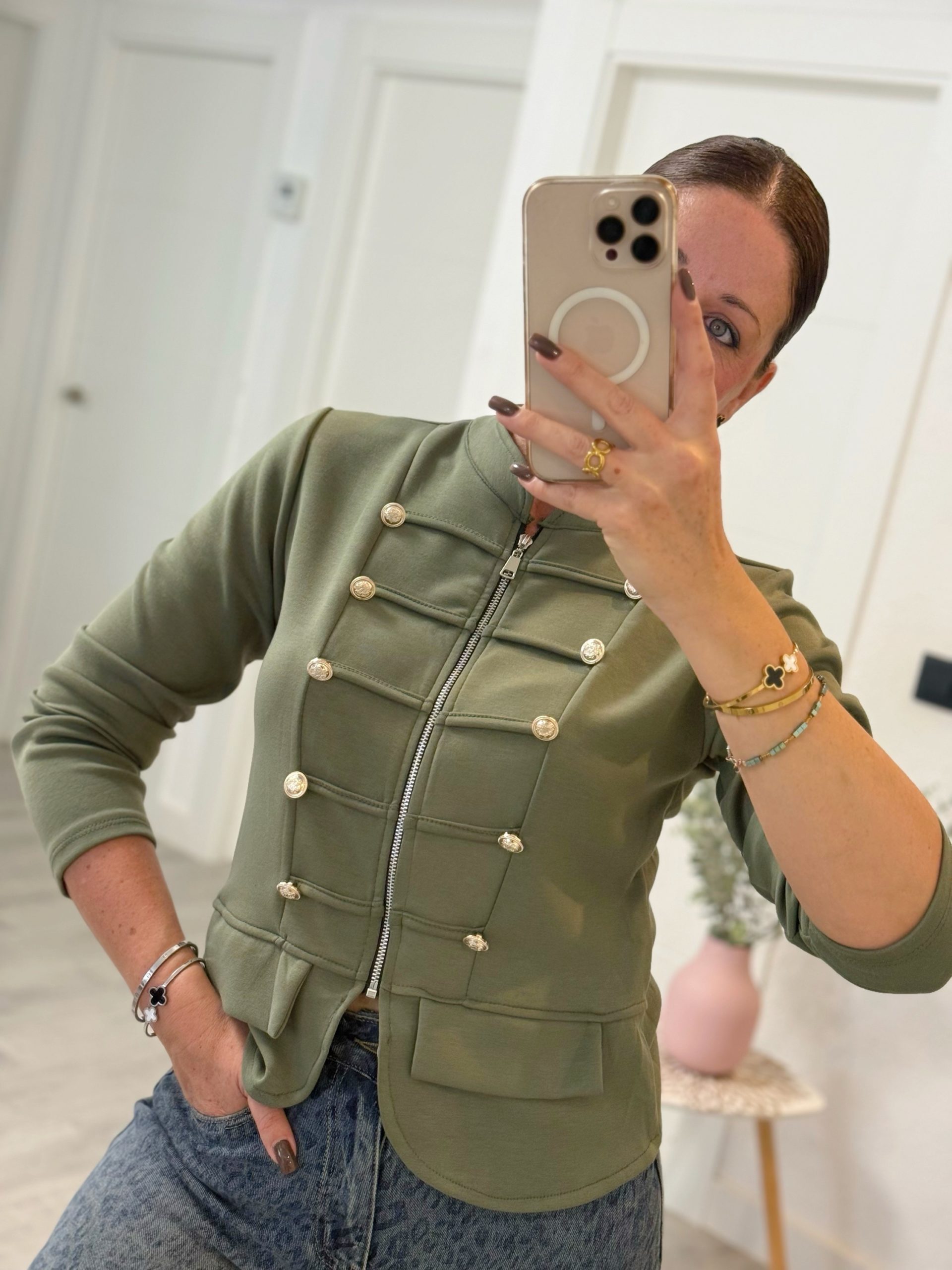 CHAQUETA NAPOLEÓN VERDE