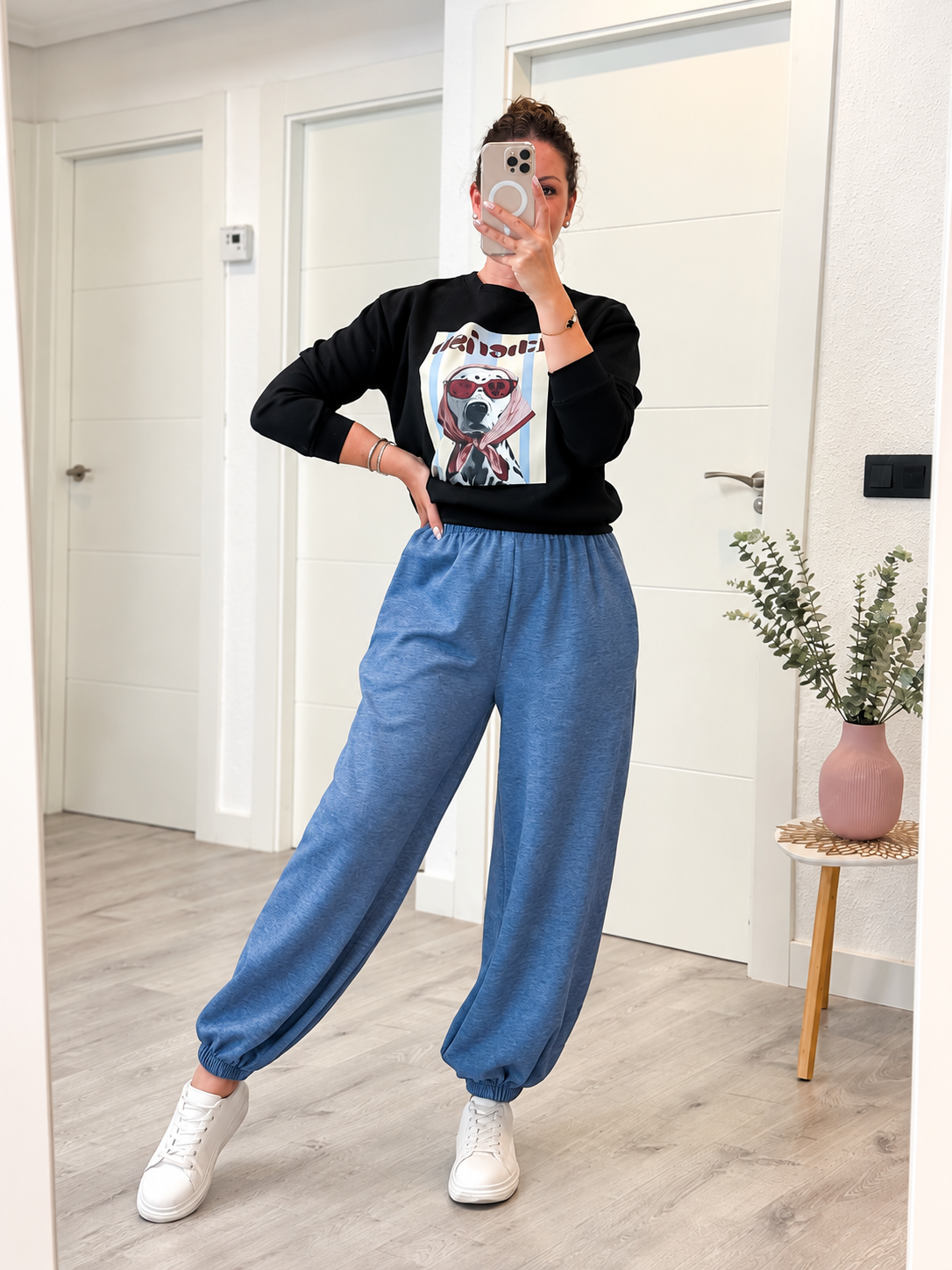 PANTALÓN DEPORTIVO GLOBO AZUL