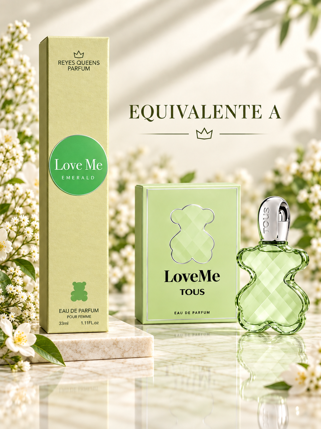 MINI PERFUME LOVE ME EMERALD (TOUS) 33ml - REYES QUEENS