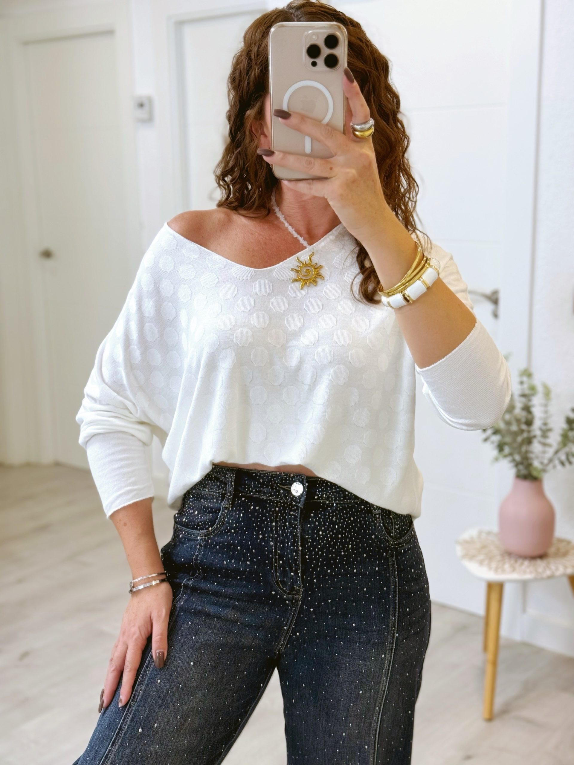 SUÉTER BLANCO MAXI
