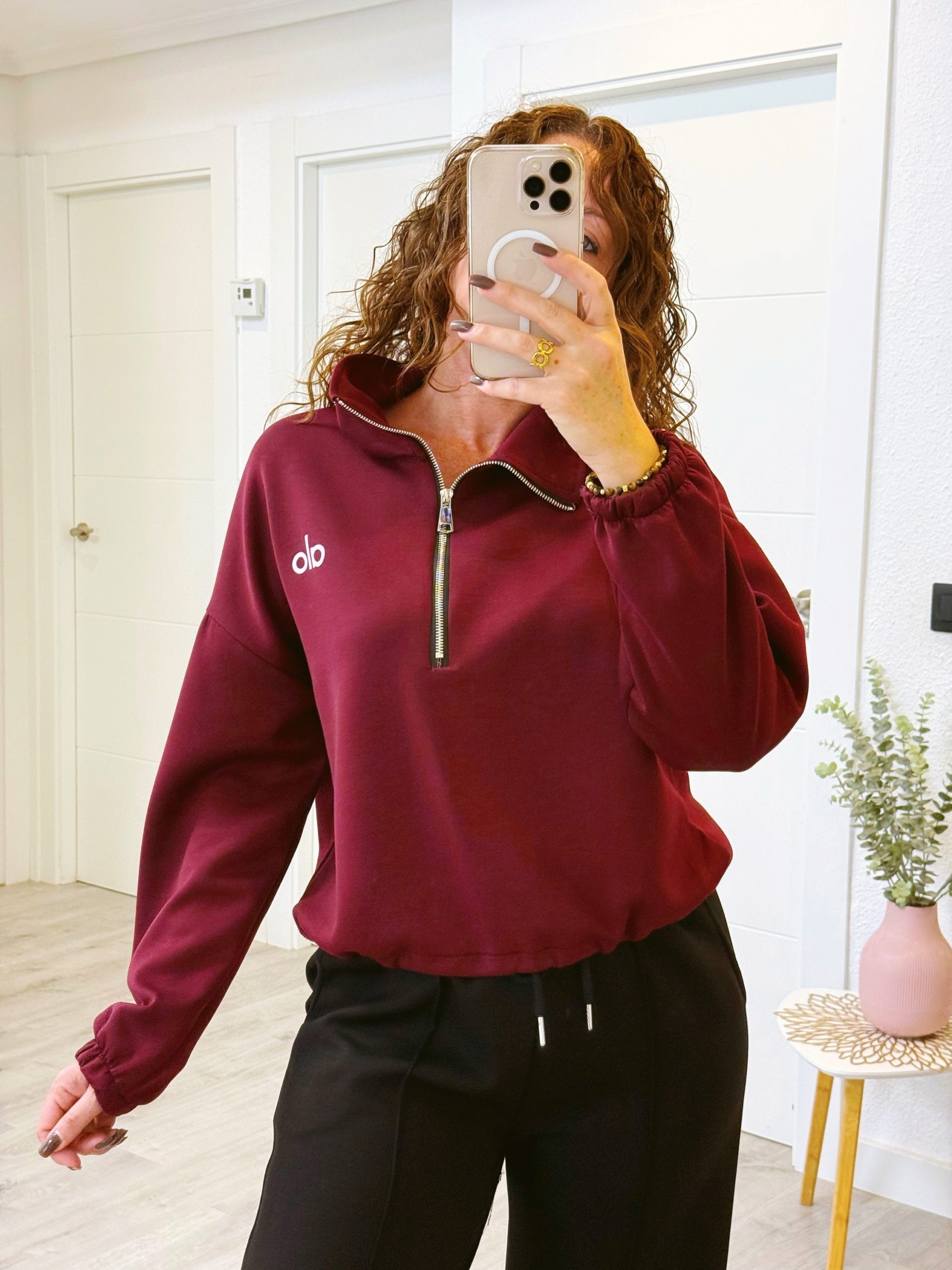 SUDADERA ALO GRANATE